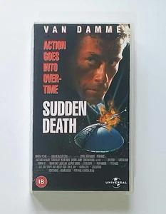 Sudden Death - Van Damme ( VHS Tape ๐ถ RARE Version ) ~ 4 Front Video 044 8893 - Picture 1 of 4