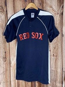 champro red sox jersey blue size small #12 - Picture 1 of 7