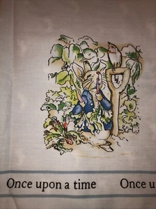 VTG CANNON BEATRIX POTTER Twin SHEET SET PETER RABBIT Flat Fitted 2 PCs NOS - Picture 1 of 6
