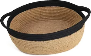 Goodpick Small Woven Basket, Decorative Basket for Home DéCor, Small Woven with - Picture 1 of 1