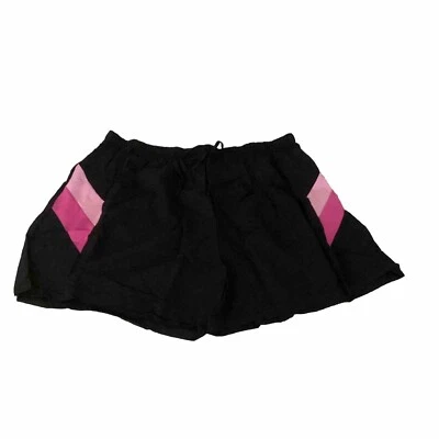 Nuevo Pantalón Corto Mujer Dentro Natación Secado Rápido Con Elástico Talla 1X Negro y Rosa Foto 1 de 4