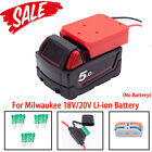 Power Wheels Adapter For Milwaukee 18V Li-ion Battery with Fuse & Wire terminals