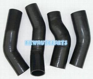 Black For Nissan 300ZX/Fairlady Z32 Twin Turbo Intercooler Silicone Hose 1990-96 - Picture 1 of 6
