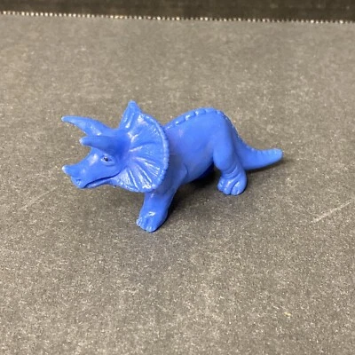 Vintage Schleich Classics Figure KRAGENSAURIER 12604 Triceratops Dinosaur Blue - Image 1 of 4