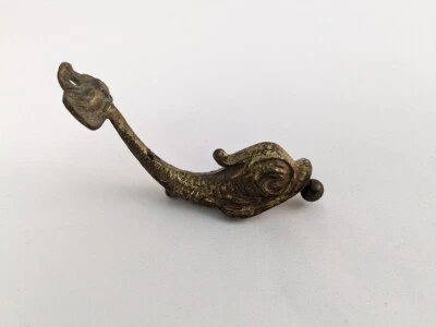 REPUESTO PEDESTAL/MANGO JAPÓN LATÓN KOI PESCADO JABONERA VINTAGE SALVAGE Foto 1 de 4