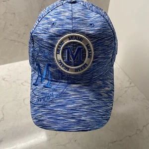 Sombrero Robin Ruth Miami Beach Florida Azul Sombrero Ajustable Nuevo con Etiquetas - Imagen 1 de 8