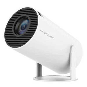 Rétro Projecteur Compact Pro Ultra HD 4K 720p Portable Son Android 11 Wi-Fi 6 - Picture 1 of 6