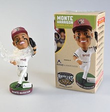 2016 Wisconsin Timber Rattlers Monte Harrison Bobblehead In Box