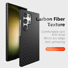 Für Samsung Galaxy S24 S23 Ultra Plus S22 stoßfeste Kohlefaser Kunststoffabdeckung