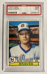 1979 Topps Bob Horner #586 PSA 9