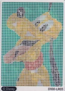 Joyful Disney 100 Years Card Double Sided Lattice D100-LR03 Pluto - Picture 1 of 2