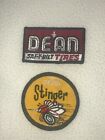 Dean Stinger Tire Jacket / Hat Patches Vintage (Lot of 2)
