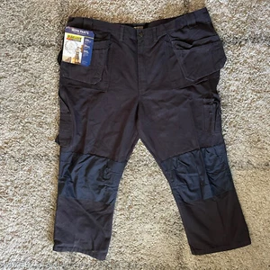 NUEVOS CON ETIQUETAS Blaklader azul reforzado rodilla bantam pantalones de trabajo Cordura utilitarios para hombre 50x30 - Imagen 1 de 12