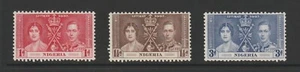 1936 Nigeria Coronation Stamp Set MNH - Picture 1 of 1