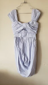 CARVEN Blue Stripe Dress - Picture 1 of 7