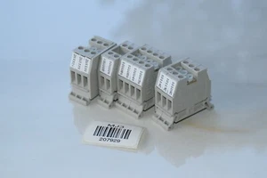 Lot of 12 - Allen Bradley (12) 1492-W4 w/ (4) 1492-EB3 #207929-BF1 - Picture 1 of 4