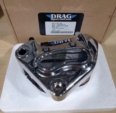 Drag 1203-4404 Front Left Caliper 00-07 ROAD KING FLHR Harley Davidson 44046-00A - Image 1 of 4