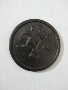 Antique FOOTBALL SOCCER TIN MIRROR Advertising 1950's ARGENTINA Rare! - Picture 1 of 2