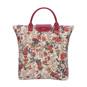 Flower Meadow Foldaway Grocery Bag - Picture 1 of 1