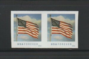US ERROR Stamps: #5052a Forever Flag: Die cut omitted coil pair! $200.00 MNH