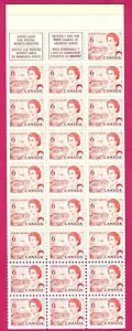 CANADA 1968 - $1.50 Folded Booklet - 25 x 6c (Train) - Pane SG 601a MNH - Picture 1 of 2