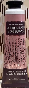 Bath & and Body Works Travel Shea Butter Hand Cream 1 oz A THOUSAND WISHES - Picture 1 of 3