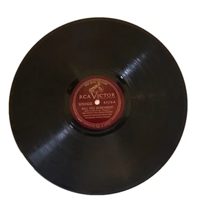 Jeannette MacDonald Will You Remember? & Farewell To Dreams Shellac Record 4329 - Imagen 1 de 4