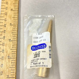 Mandril de tornillo de latón izquierdo eje cónico Rio Grande EE. UU. 333010 herramienta para joyeros - Imagen 1 de 3