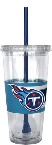 Tennessee Titans 22oz Straw Tumbler - NFL Cover