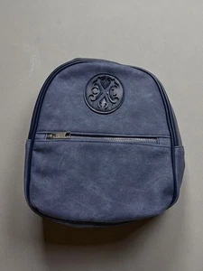 CXL Christian Lacroix PU Denim Backpack NWT Embossed Logo Designer Bag $98 - Picture 1 of 7