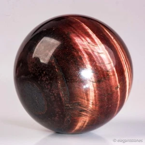 44g31mm Esfera Ojo de Tigre Rojo Bola de Cristal Cuarzo Natural Piedras Preciosas Curativas Chakra - Imagen 1 de 10