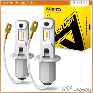 2x H3 LED Fog/Driving Light Bulbs Bright Yellow Bright 4000LM Replacement 3000K - Picture 1 of 12