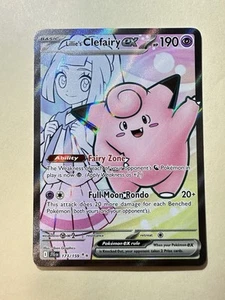 Lillie's Clefairy EX 173/159 Ultra Rare: Journey Together - Picture 1 of 2