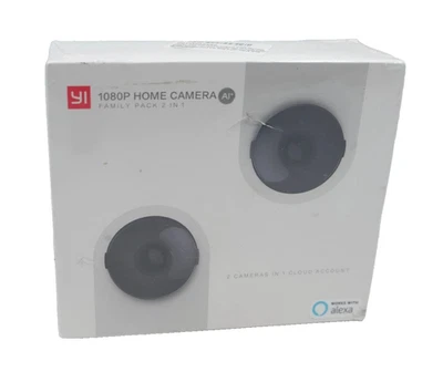 YI YYS.2016 White 1080p HD Wireless Night Vision Home Camera Family Pack 2 in 1 - Image 1 of 3