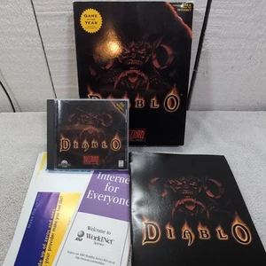 Diablo Game of the Year PC Big Box CD-ROM 1998 Blizzard - Picture 1 of 13