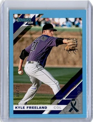 Donruss Father's Day Kyle Freeland 2019 13/49 (B114) Rockies Foto 1 de 2