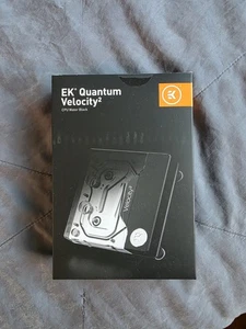 EK-Quantum Velocity² D-RGB AM5 Nickel/Plexi CPU Water Block - Photo 1/4