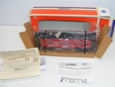 1996 Lionel AT & SF Bay Window 6517 Caboose NOS Lighted Interior 6-19732 - Image 1 of 4