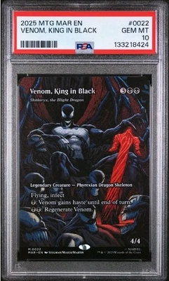 Venom, King in Black - Skithiryx, the Blight Dragon (Borderless) PSA 10 POP 2  - Image 1 of 2