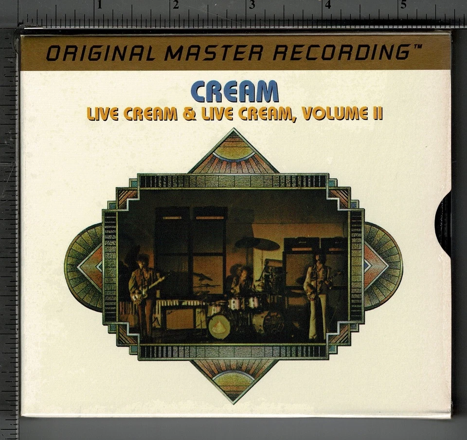 Live Cream & Live Cream Vol 2 by Cream, 24kt MFSL Ultradisc II, (2 CD) 1995 RM - Image 1 of 4