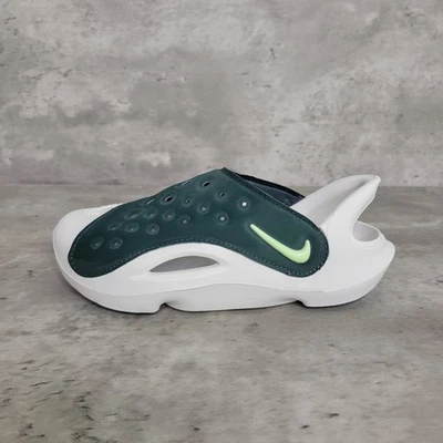 Nike Aqua Swoosh Green & White Slingback Water Friendly Sandals Kids Size 1Y - Image 1 of 4