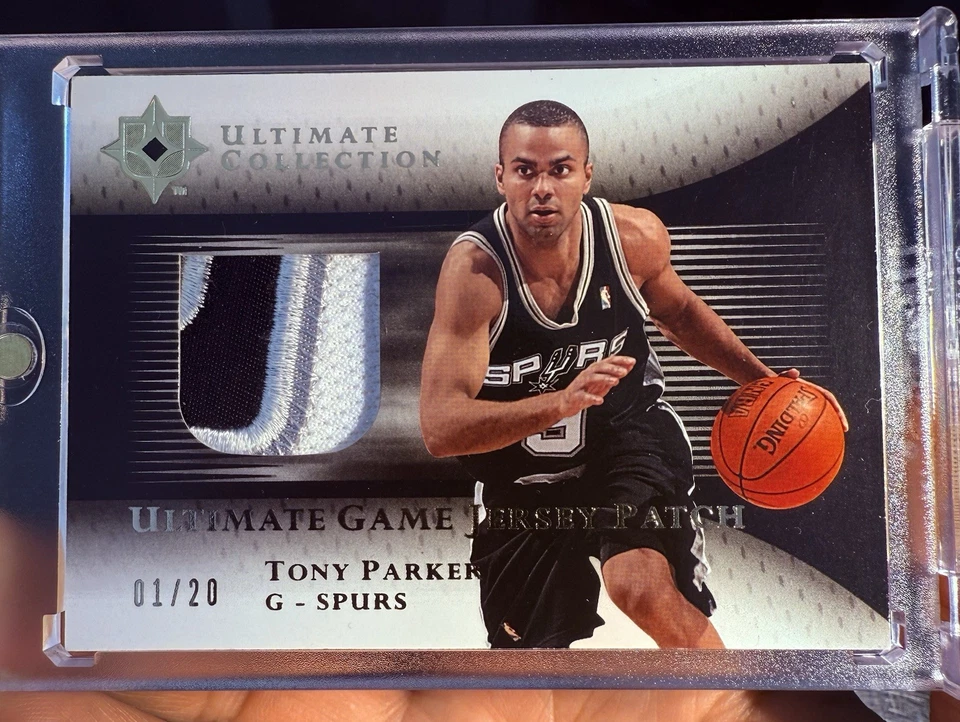 Tony Parker 2005-06 UD Ultimate Collection parche dorado SSP/20! 🔥 ¡RARO!  Foto 1 de 4