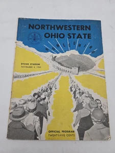 Vintage Northwestern Vs. Ohio State November 4, 1950 Football Program B2838 - Picture 1 of 6