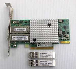 HP | 789001-001 | Ethernet 10GB 2x Port 572SFP+ Adapter 2x 455885-001 - Picture 1 of 7