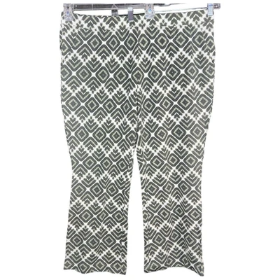 Denim & Co. Pantalón Jersey Estampado Ajustado Pierna Recta Oliva Oscuro X-Grande Pequeño Nuevo Sin Etiquetas Foto 1 de 4