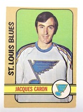 1972-73 Jacques Caron St.Louis Blues 140 OPC O-Pee-Chee Hockey Card P177