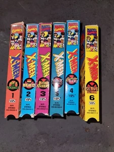 X-Men Animated Series 1992-94 VHS Set 1-6, 8-12, Of The X-Men *READ* - Picture 1 of 5