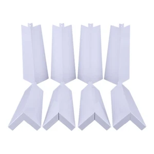 8 Pcs 8 Inch Smooth Siding Trim W/ Metal Nails for Mobile Home House Exterior - Picture 1 of 8