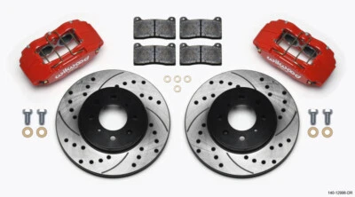 Wilwood DPHA передний суппорт и ротор комплект дрель красный подходит для Honda/Acura с 62 мм ротор - Изображение 1 из 4