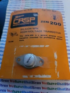 ZEN200 / SILICON / NPN / TRANSISTOR / ZENITH / TO-66 / 1 PIECES (qzty) - Picture 1 of 1